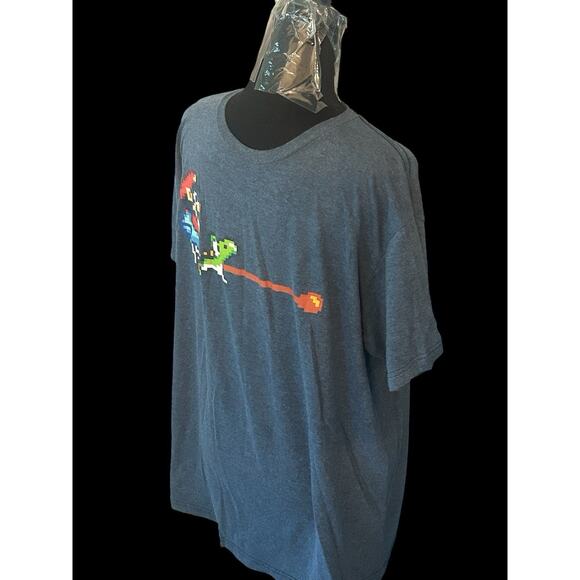 Super Mario World Pixelated Mario Riding Yoshi T-Shirt Men’s Size Large - Picture 7 of 7